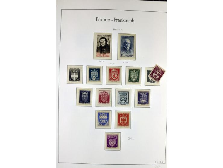 1849/1980(ca.), interessante Partie von Sammlungen, dabei ein guter Teil ungebrauchter und postfrischer Werte wie Mi.-Nr. 248