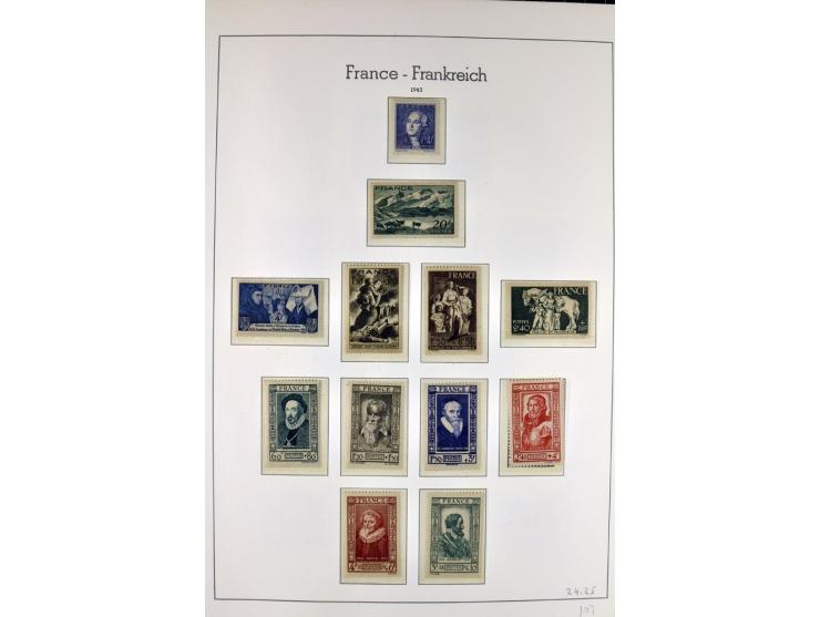 1849/1980(ca.), interessante Partie von Sammlungen, dabei ein guter Teil ungebrauchter und postfrischer Werte wie Mi.-Nr. 248