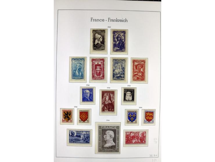 1849/1980(ca.), interessante Partie von Sammlungen, dabei ein guter Teil ungebrauchter und postfrischer Werte wie Mi.-Nr. 248