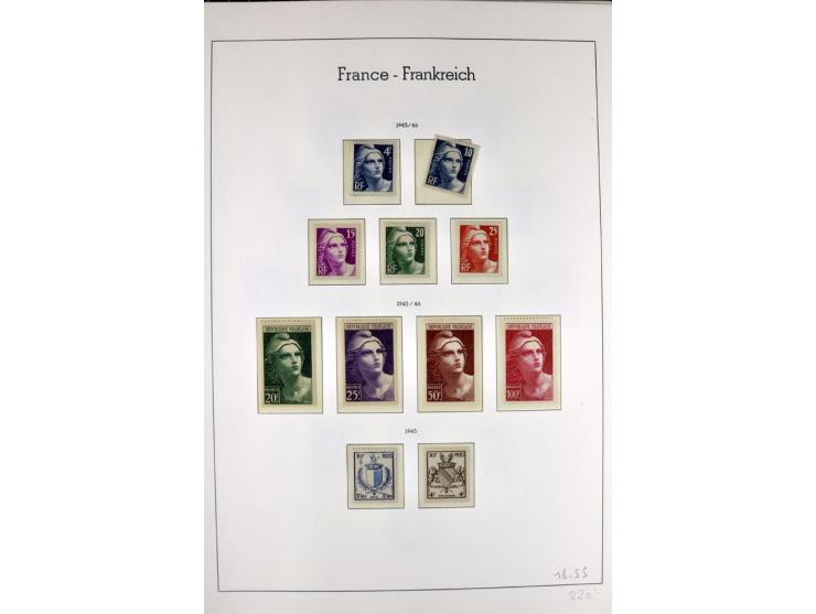 1849/1980(ca.), interessante Partie von Sammlungen, dabei ein guter Teil ungebrauchter und postfrischer Werte wie Mi.-Nr. 248