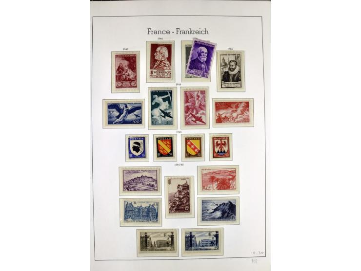 1849/1980(ca.), interessante Partie von Sammlungen, dabei ein guter Teil ungebrauchter und postfrischer Werte wie Mi.-Nr. 248