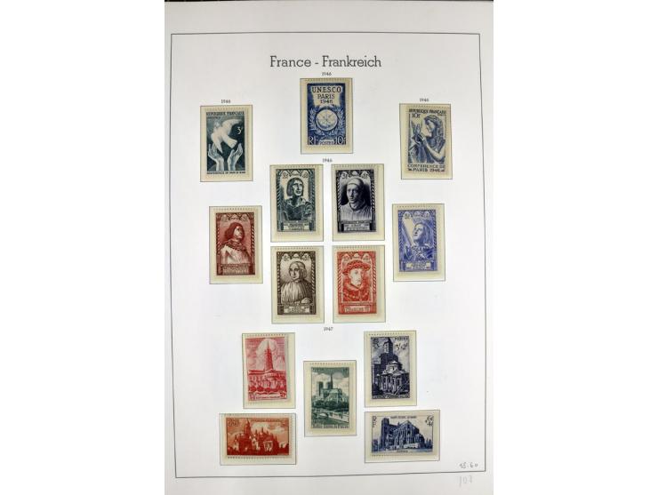1849/1980(ca.), interessante Partie von Sammlungen, dabei ein guter Teil ungebrauchter und postfrischer Werte wie Mi.-Nr. 248