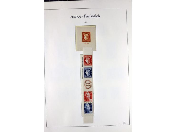 1849/1980(ca.), interessante Partie von Sammlungen, dabei ein guter Teil ungebrauchter und postfrischer Werte wie Mi.-Nr. 248