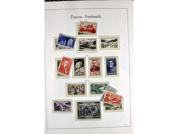 1849/1980(ca.), interessante Partie von Sammlungen, dabei ein guter Teil ungebrauchter und postfrischer Werte wie Mi.-Nr. 248