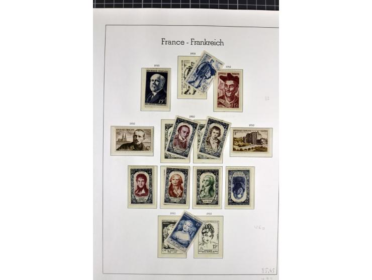 1849/1980(ca.), interessante Partie von Sammlungen, dabei ein guter Teil ungebrauchter und postfrischer Werte wie Mi.-Nr. 248