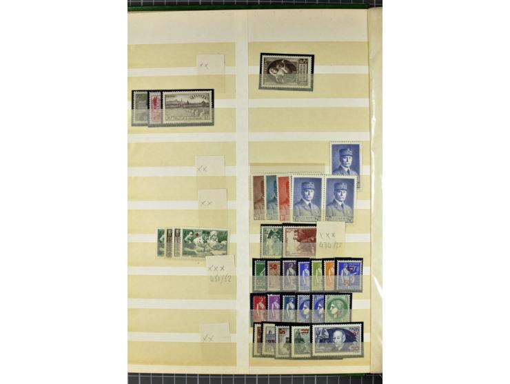 1849/1980(ca.), interessante Partie von Sammlungen, dabei ein guter Teil ungebrauchter und postfrischer Werte wie Mi.-Nr. 248