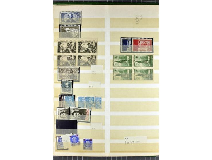 1849/1980(ca.), interessante Partie von Sammlungen, dabei ein guter Teil ungebrauchter und postfrischer Werte wie Mi.-Nr. 248