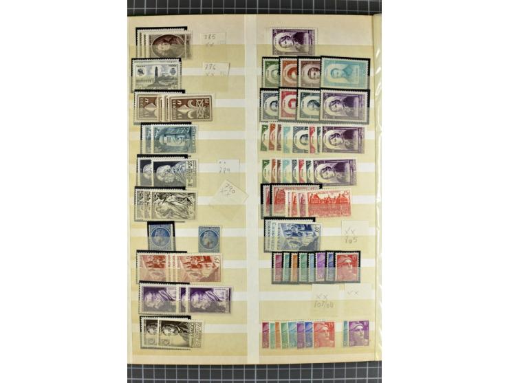 1849/1980(ca.), interessante Partie von Sammlungen, dabei ein guter Teil ungebrauchter und postfrischer Werte wie Mi.-Nr. 248