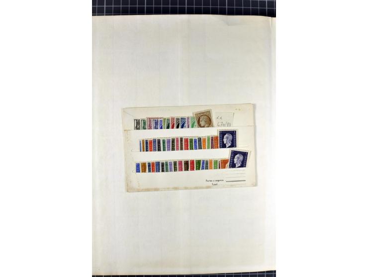 1849/1980(ca.), interessante Partie von Sammlungen, dabei ein guter Teil ungebrauchter und postfrischer Werte wie Mi.-Nr. 248