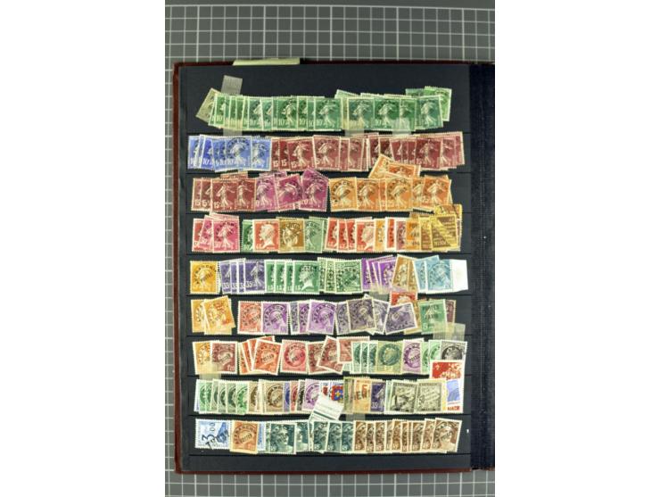 1849/1960, umfangreiches ungebrauchte/postfrisches und gestempeltes Lager, etwas chaotisch sortiert aber mit vielen besseren 