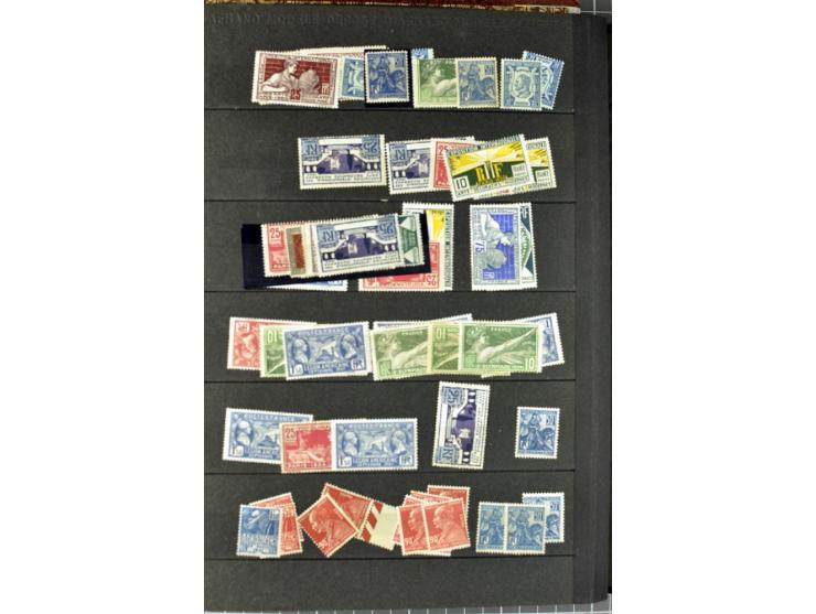 1849/1960, umfangreiches ungebrauchte/postfrisches und gestempeltes Lager, etwas chaotisch sortiert aber mit vielen besseren 