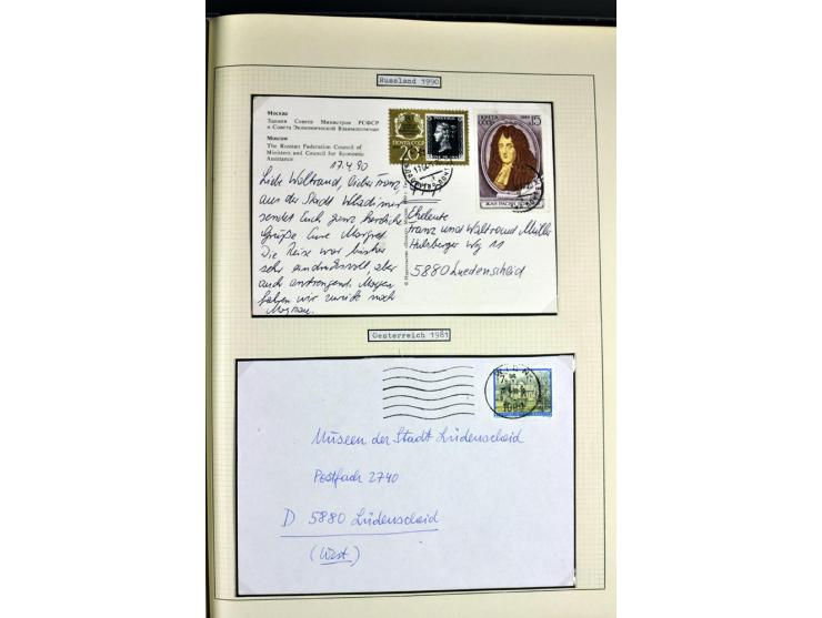 1849/1987, am Anfang meist gestempelte Sammlung mit einigen Paaren, Besonderheiten und besseren Ausgaben (u.a. Block 2 gestem