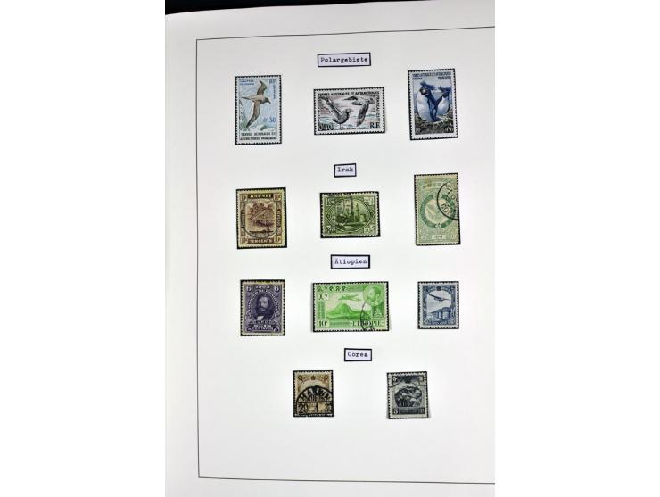 1849/1987, am Anfang meist gestempelte Sammlung mit einigen Paaren, Besonderheiten und besseren Ausgaben (u.a. Block 2 gestem
