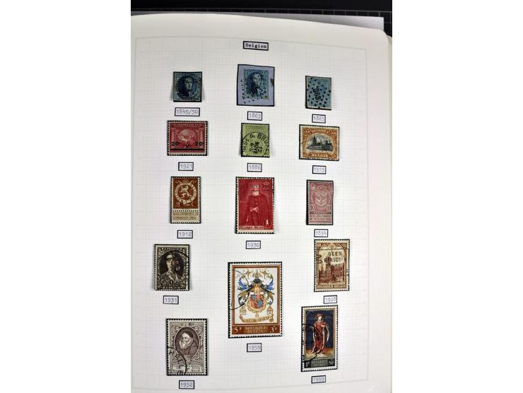 1849/1987, am Anfang meist gestempelte Sammlung mit einigen Paaren, Besonderheiten und besseren Ausgaben (u.a. Block 2 gestem