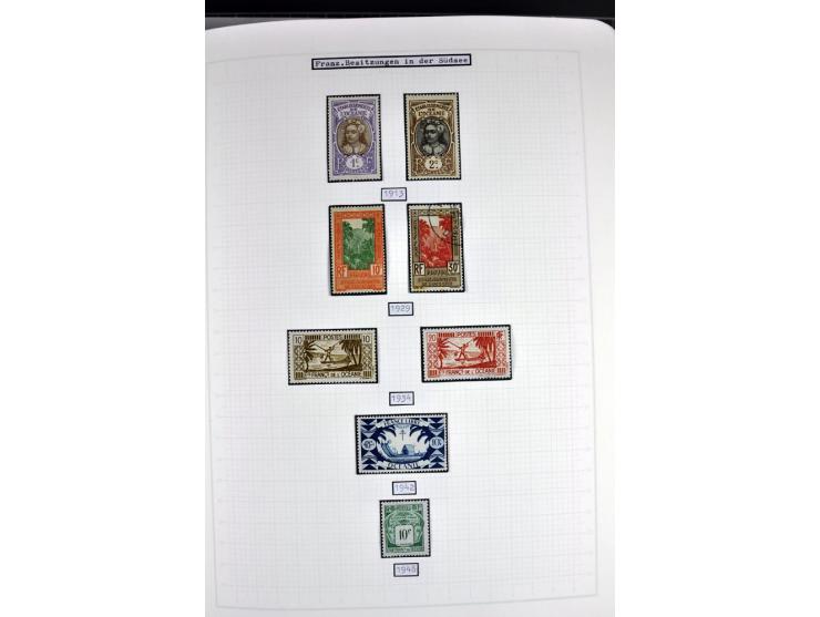 1849/1987, am Anfang meist gestempelte Sammlung mit einigen Paaren, Besonderheiten und besseren Ausgaben (u.a. Block 2 gestem