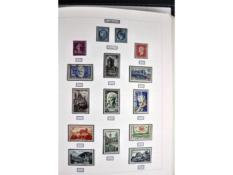1849/1987, am Anfang meist gestempelte Sammlung mit einigen Paaren, Besonderheiten und besseren Ausgaben (u.a. Block 2 gestem