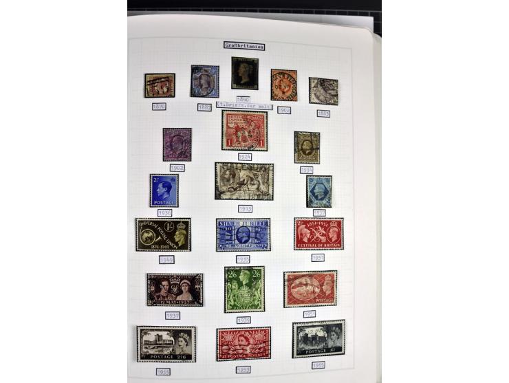 1849/1987, am Anfang meist gestempelte Sammlung mit einigen Paaren, Besonderheiten und besseren Ausgaben (u.a. Block 2 gestem