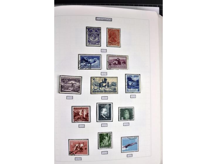 1849/1987, am Anfang meist gestempelte Sammlung mit einigen Paaren, Besonderheiten und besseren Ausgaben (u.a. Block 2 gestem