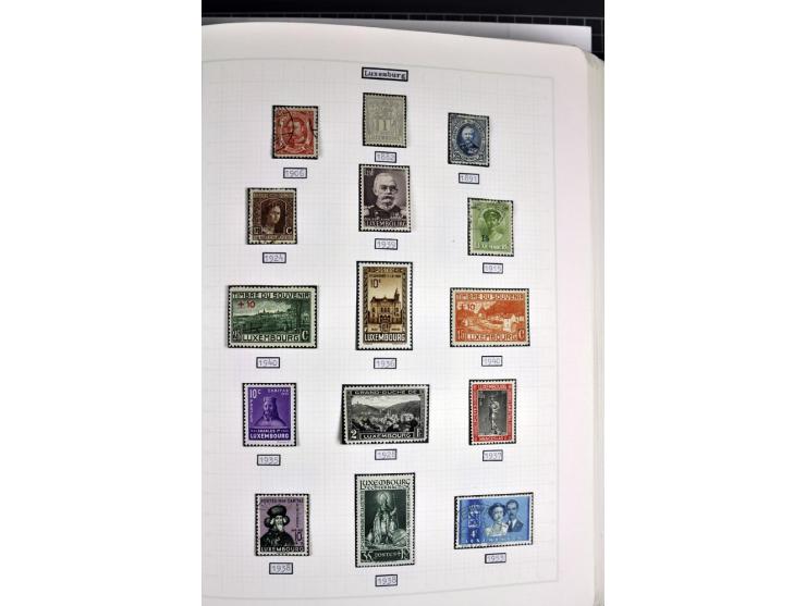 1849/1987, am Anfang meist gestempelte Sammlung mit einigen Paaren, Besonderheiten und besseren Ausgaben (u.a. Block 2 gestem