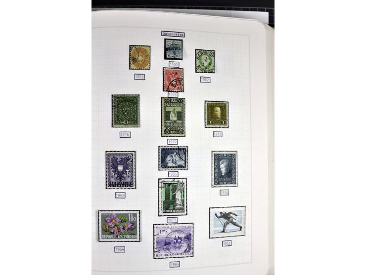 1849/1987, am Anfang meist gestempelte Sammlung mit einigen Paaren, Besonderheiten und besseren Ausgaben (u.a. Block 2 gestem