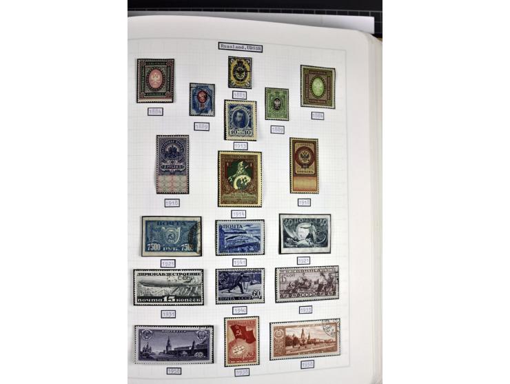 1849/1987, am Anfang meist gestempelte Sammlung mit einigen Paaren, Besonderheiten und besseren Ausgaben (u.a. Block 2 gestem