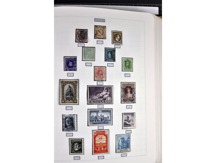 1849/1987, am Anfang meist gestempelte Sammlung mit einigen Paaren, Besonderheiten und besseren Ausgaben (u.a. Block 2 gestem