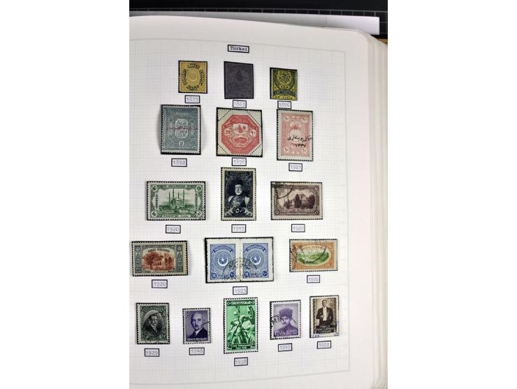 1849/1987, am Anfang meist gestempelte Sammlung mit einigen Paaren, Besonderheiten und besseren Ausgaben (u.a. Block 2 gestem