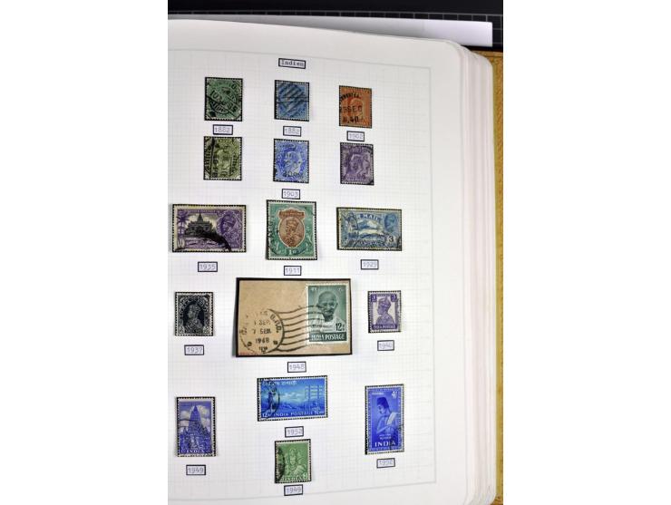 1849/1987, am Anfang meist gestempelte Sammlung mit einigen Paaren, Besonderheiten und besseren Ausgaben (u.a. Block 2 gestem