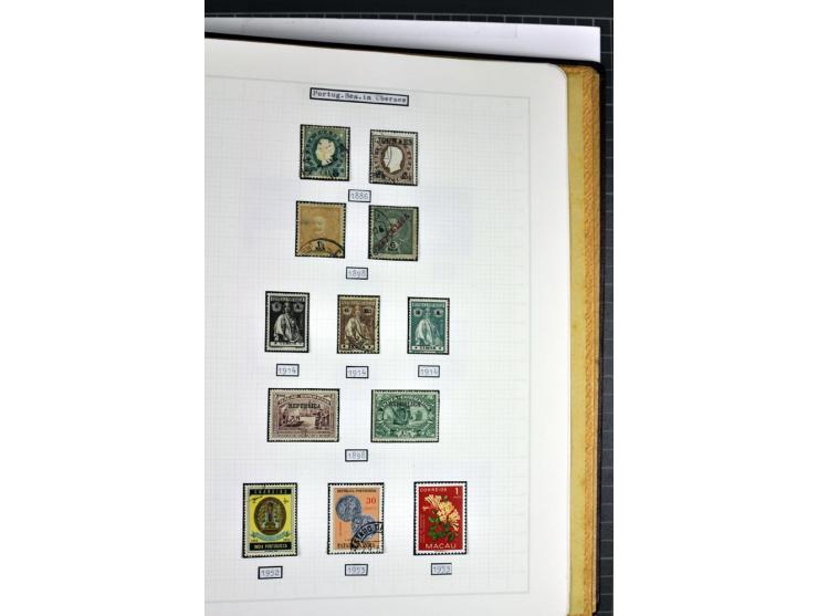 1849/1987, am Anfang meist gestempelte Sammlung mit einigen Paaren, Besonderheiten und besseren Ausgaben (u.a. Block 2 gestem
