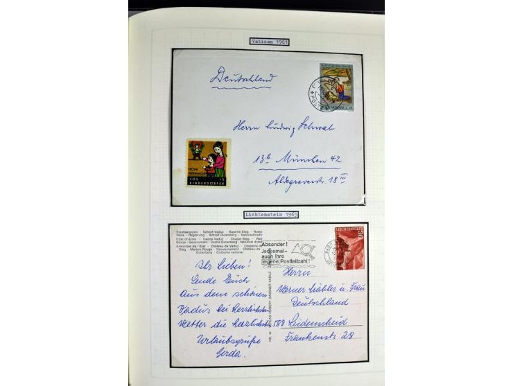 1849/1987, am Anfang meist gestempelte Sammlung mit einigen Paaren, Besonderheiten und besseren Ausgaben (u.a. Block 2 gestem