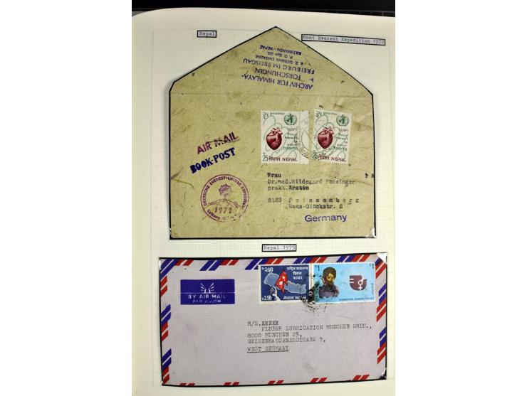 1849/1987, am Anfang meist gestempelte Sammlung mit einigen Paaren, Besonderheiten und besseren Ausgaben (u.a. Block 2 gestem
