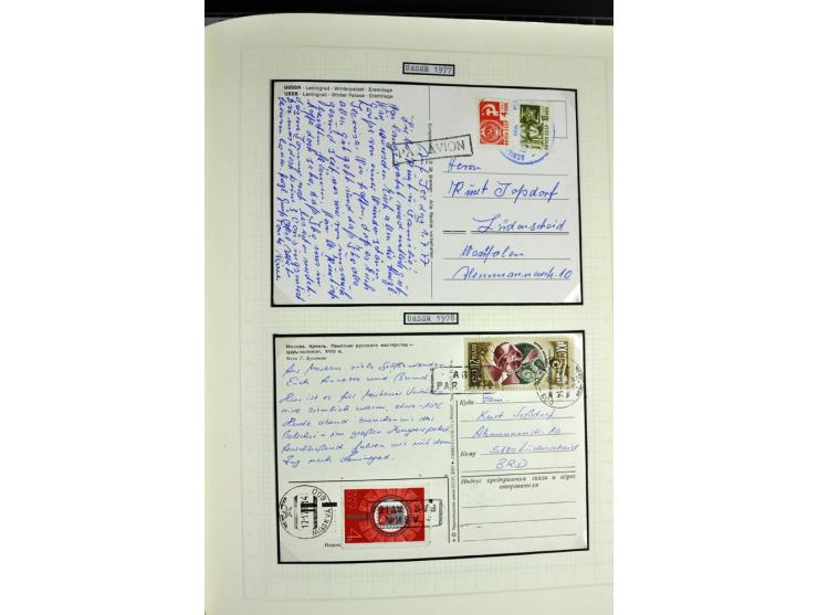 1849/1987, am Anfang meist gestempelte Sammlung mit einigen Paaren, Besonderheiten und besseren Ausgaben (u.a. Block 2 gestem