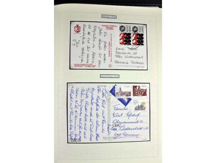 1849/1987, am Anfang meist gestempelte Sammlung mit einigen Paaren, Besonderheiten und besseren Ausgaben (u.a. Block 2 gestem