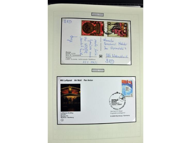 1849/1987, am Anfang meist gestempelte Sammlung mit einigen Paaren, Besonderheiten und besseren Ausgaben (u.a. Block 2 gestem