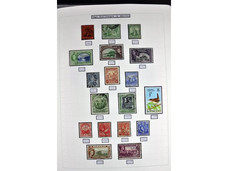 1849/1987, am Anfang meist gestempelte Sammlung mit einigen Paaren, Besonderheiten und besseren Ausgaben (u.a. Block 2 gestem