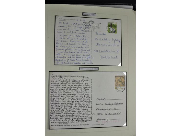 1849/1987, am Anfang meist gestempelte Sammlung mit einigen Paaren, Besonderheiten und besseren Ausgaben (u.a. Block 2 gestem