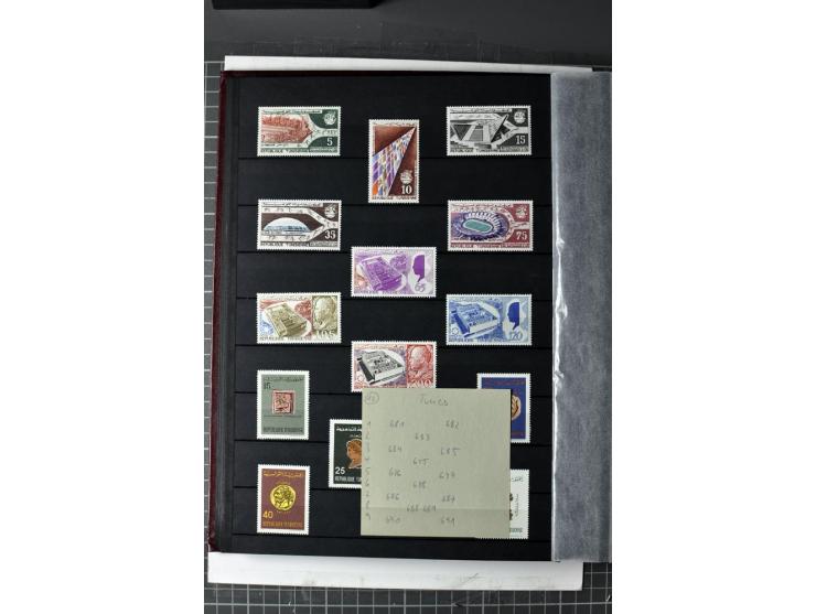  1946/2010, postfrische Sammlung mit Kleinbogen etc.