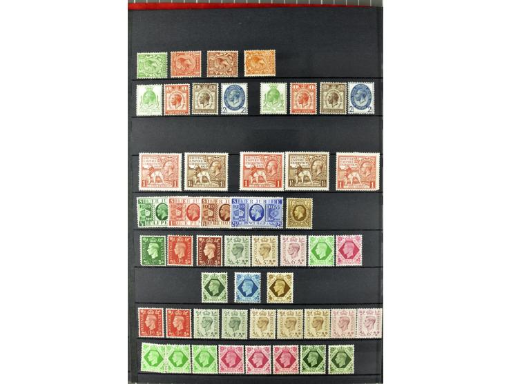 1840/1990 (ca.), postfrischer, ungebrauchter und gestempelter Sammlungsbestand, dabei diverse frühe Schilling- und Pfund-Wert