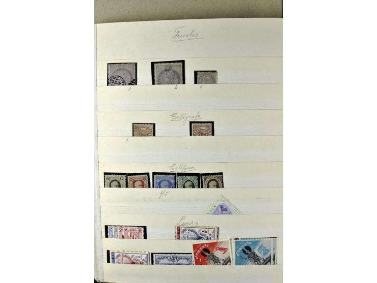 1840/1990 (ca.), postfrischer, ungebrauchter und gestempelter Sammlungsbestand, dabei diverse frühe Schilling- und Pfund-Wert