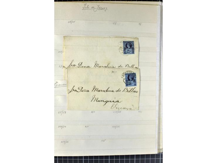 1840/1990 (ca.), postfrischer, ungebrauchter und gestempelter Sammlungsbestand, dabei diverse frühe Schilling- und Pfund-Wert