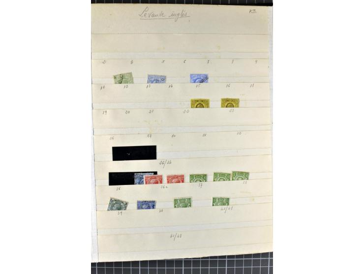 1840/1990 (ca.), postfrischer, ungebrauchter und gestempelter Sammlungsbestand, dabei diverse frühe Schilling- und Pfund-Wert