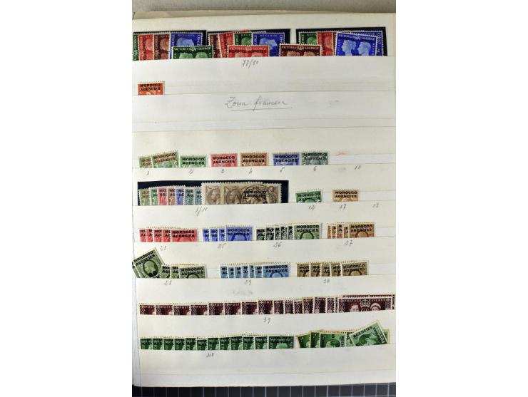 1840/1990 (ca.), postfrischer, ungebrauchter und gestempelter Sammlungsbestand, dabei diverse frühe Schilling- und Pfund-Wert