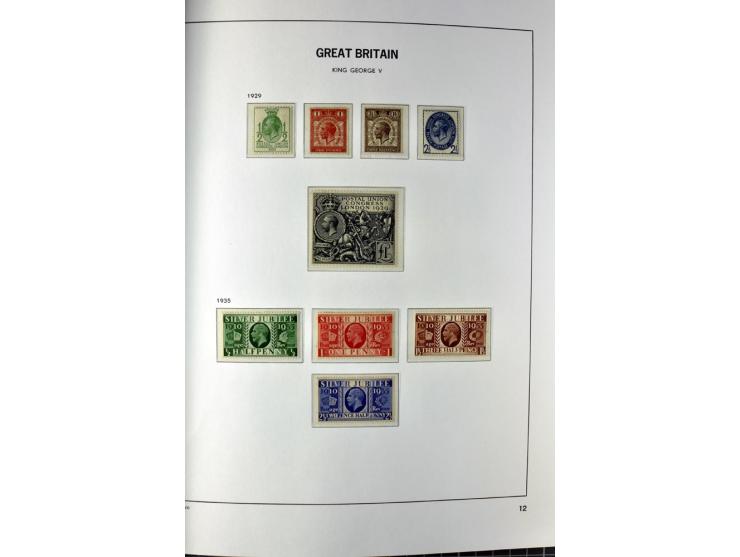 1840/1990 (ca.), postfrischer, ungebrauchter und gestempelter Sammlungsbestand, dabei diverse frühe Schilling- und Pfund-Wert