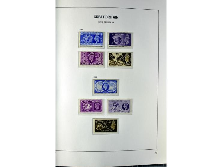 1840/1990 (ca.), postfrischer, ungebrauchter und gestempelter Sammlungsbestand, dabei diverse frühe Schilling- und Pfund-Wert