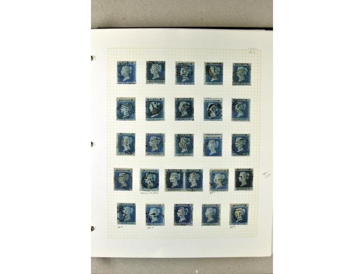 1840/1990 (ca.), postfrischer, ungebrauchter und gestempelter Sammlungsbestand, dabei diverse frühe Schilling- und Pfund-Wert