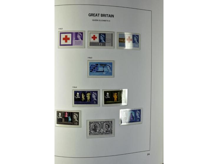 1840/1990 (ca.), postfrischer, ungebrauchter und gestempelter Sammlungsbestand, dabei diverse frühe Schilling- und Pfund-Wert