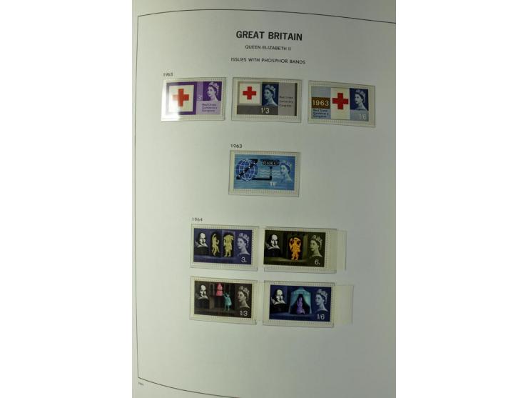 1840/1990 (ca.), postfrischer, ungebrauchter und gestempelter Sammlungsbestand, dabei diverse frühe Schilling- und Pfund-Wert