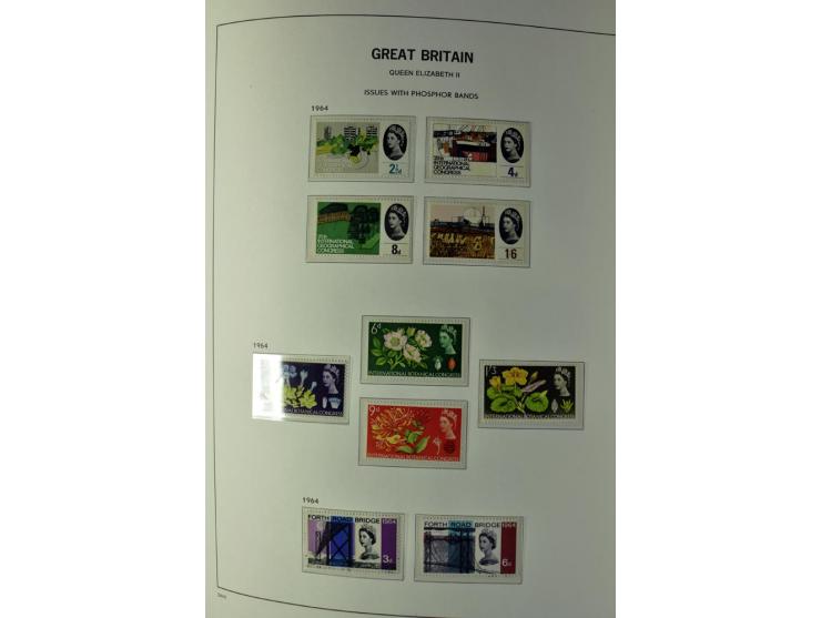 1840/1990 (ca.), postfrischer, ungebrauchter und gestempelter Sammlungsbestand, dabei diverse frühe Schilling- und Pfund-Wert