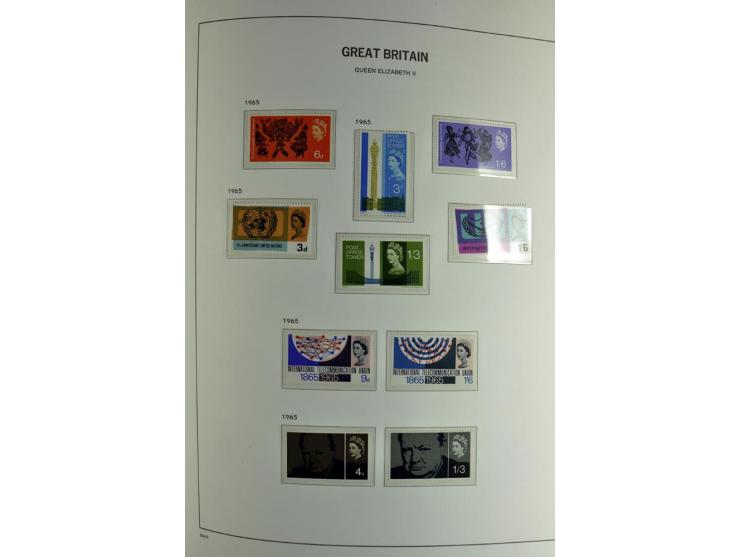 1840/1990 (ca.), postfrischer, ungebrauchter und gestempelter Sammlungsbestand, dabei diverse frühe Schilling- und Pfund-Wert