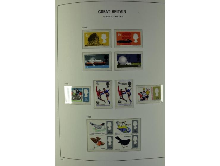 1840/1990 (ca.), postfrischer, ungebrauchter und gestempelter Sammlungsbestand, dabei diverse frühe Schilling- und Pfund-Wert